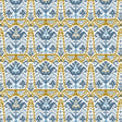 Gaston Y Daniela DOGA AZUL/ORO Upholstery Fabric