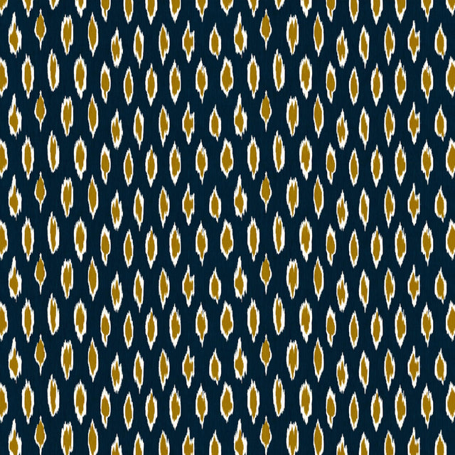 Gaston Y Daniela HALI NAVY/OCRE Upholstery Fabric