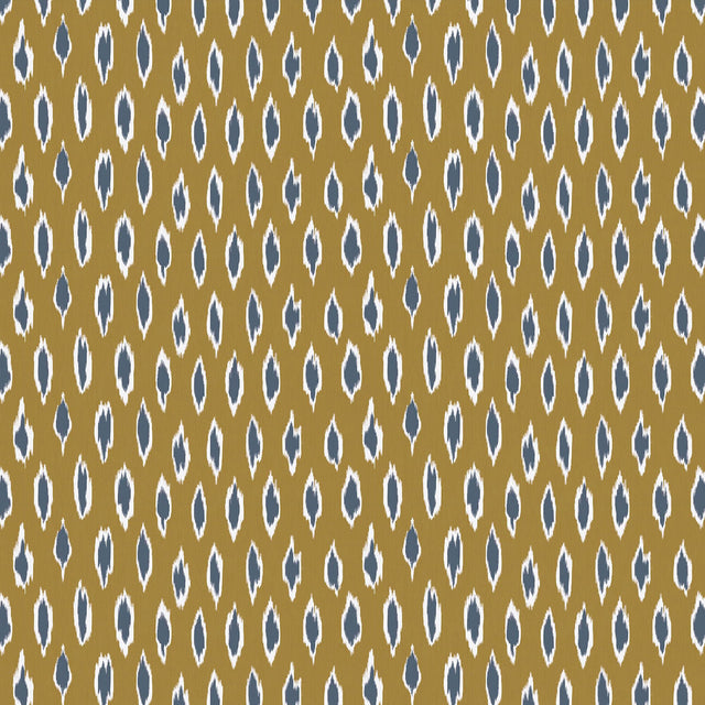 Gaston Y Daniela HALI OCRE/AZUL Upholstery Fabric