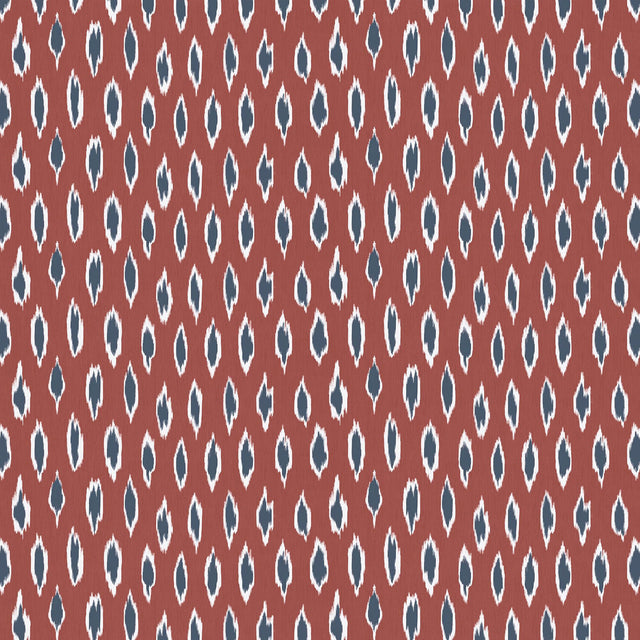 Gaston Y Daniela HALI TOMATE/AZUL Upholstery Fabric