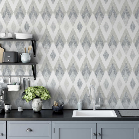 Brewster Home Fashions Arthouse Arthouse Fitzgerald Grey Wallpaper