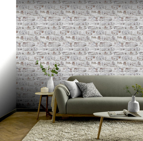 Brewster Home Fashions Arthouse Arthouse Domenic White Wallpaper