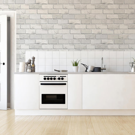 Brewster Home Fashions Arthouse Arthouse Irving White Wallpaper