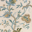 Lee Jofa DORTON EMBROIDERY TEAL Fabric