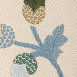 Lee Jofa DORTON EMBROIDERY TEAL Fabric