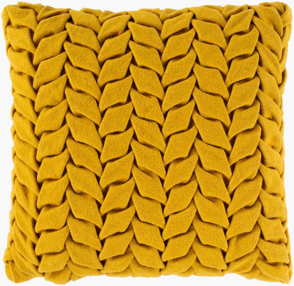 Surya Alana AAP-005 Mustard 18"L x 18"W Fabric