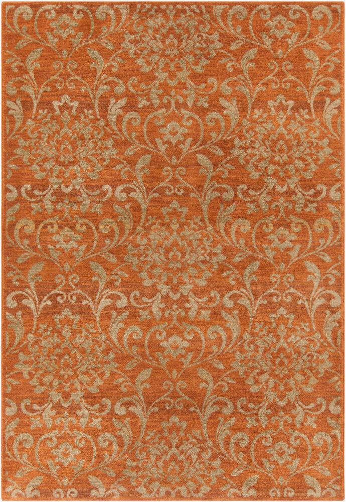 Surya Arabesque ABS-3007 Brown;Burnt Orange;Mustard;Olive 8'10" x 12'10" Rug