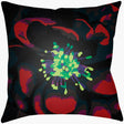 Surya Abstract Floral AF-009 Black;Burgandy;Emerald;Light Green;Plum 20"L x 20"W Fabric