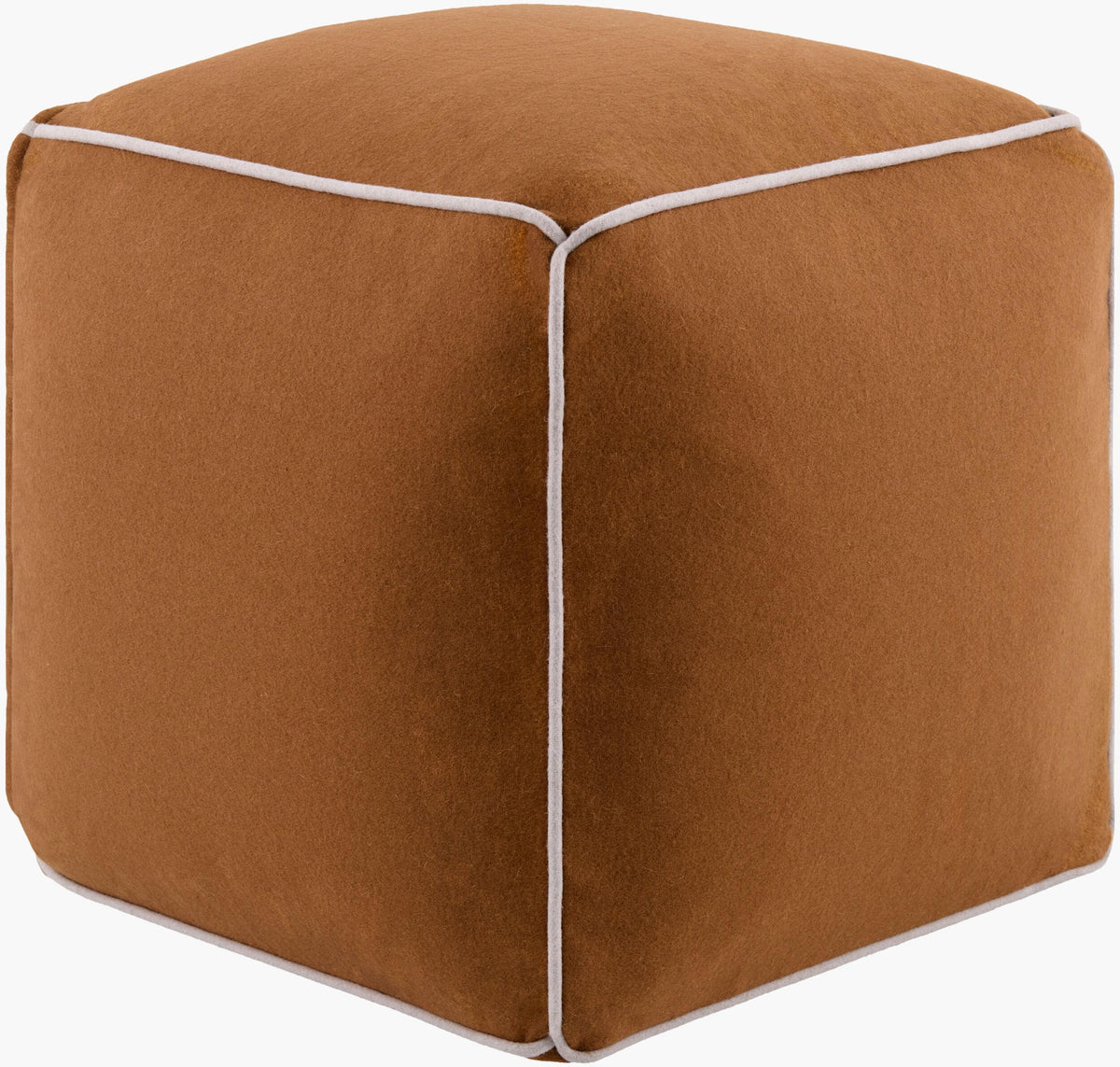 Livabliss Ackerly AKLPF-001 18"H x 18"W x 18"D Pouf
