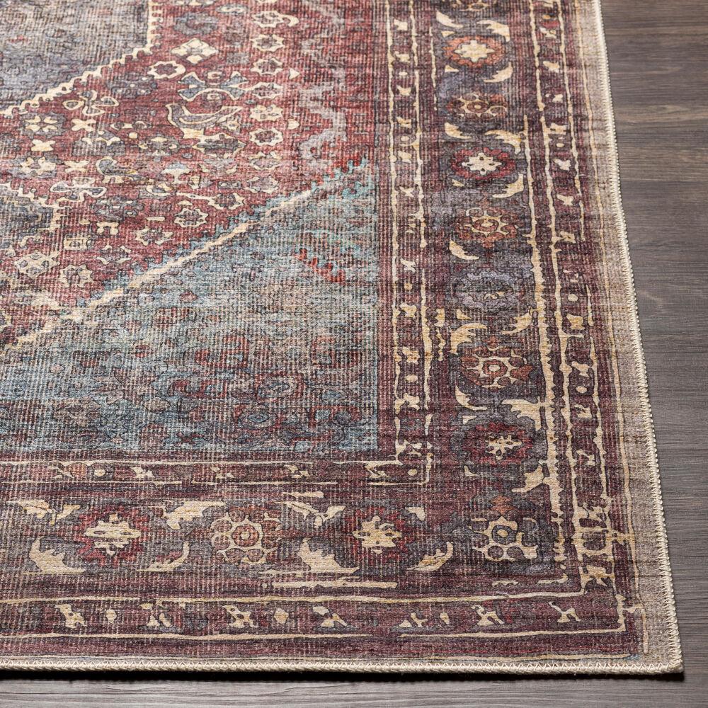 Surya Amelie AML-2306 Beige;Dark Green;Dark Plum;Deep Teal;Rose;Rust 7'10" x 10'2" Rug