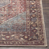 Surya Amelie AML-2306 Beige;Dark Green;Dark Plum;Deep Teal;Rose;Rust 7'10" x 10'2" Rug