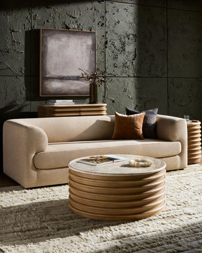 Surya Amory AMOR-001 28"H x 90"W x 36"D Sofa