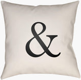 Livabliss Ampersand AMP-001 14"L x 22"W Pillow