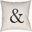 Livabliss Ampersand AMP-001 16"L x 16"W Pillow