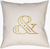 Livabliss Ampersand AMP-002 14"L x 22"W Pillow