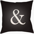 Surya Ampersand AMP-003 Black;Ivory 14"L x 22"W Fabric