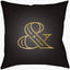 Livabliss Ampersand AMP-004 14"L x 22"W Pillow