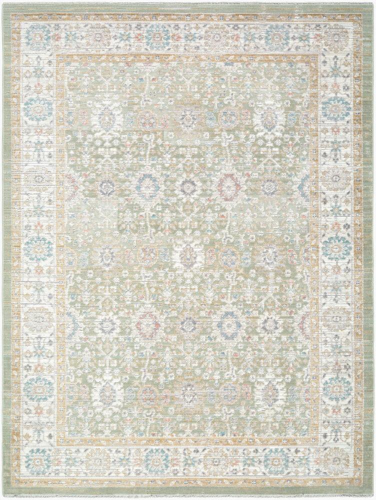 Surya Amir AMR-2307 Beige;Cream;Light Brown;Light Gray;Medium Brown;Medium Gray;Rose 6'7" x 9'2" Rug