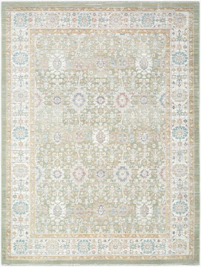 Surya Amir AMR-2307 Beige;Cream;Light Brown;Light Gray;Medium Brown;Medium Gray;Rose 7'10" x 10' Rug