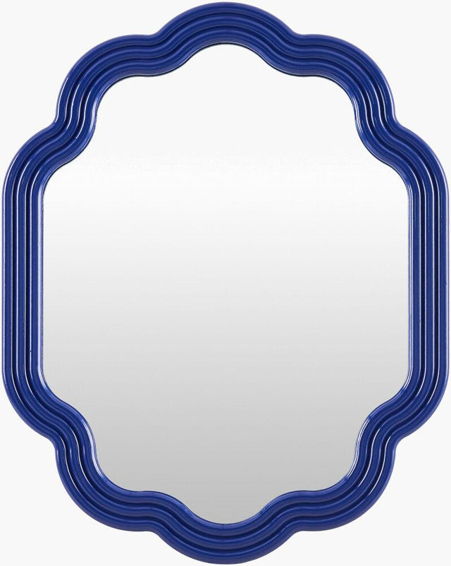 Surya Aysun ASUN-001 Blue 20"H x 16"W x 1"D Wall Art