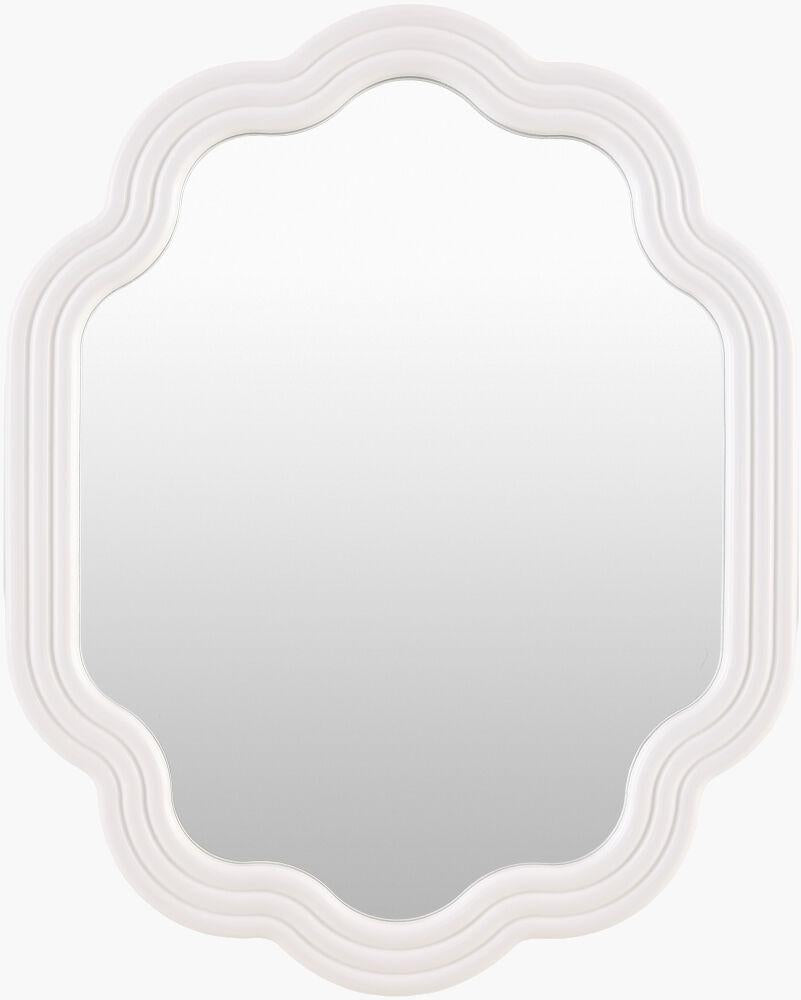 Surya Aysun ASUN-002 White 20"H x 16"W x 1"D Wall Art