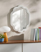 Surya Aysun ASUN-002 White 20"H x 16"W x 1"D Wall Art