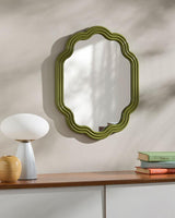 Surya Aysun ASUN-005 Green 33"H x 25"W x 1"D Wall Art