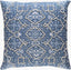 Surya Batik BAT-002 Denim;Ivory;Light Gray 20"L x 20"W Fabric