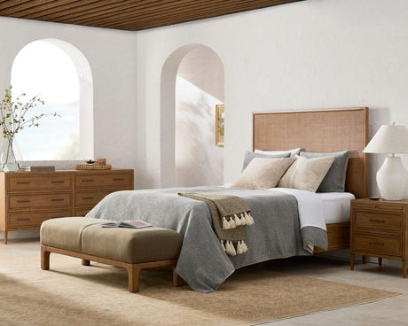 Surya Hermosa BOHR-001 60"H x 65"W x 85"D Bed