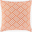 Surya Basketweave BW-004 Burgandy;Ivory 16"L x 16"W Fabric