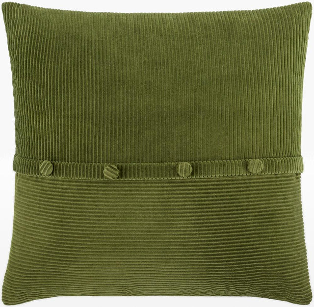 Surya Corduroy Quarters CDQ-010  22"L x 22"W Fabric