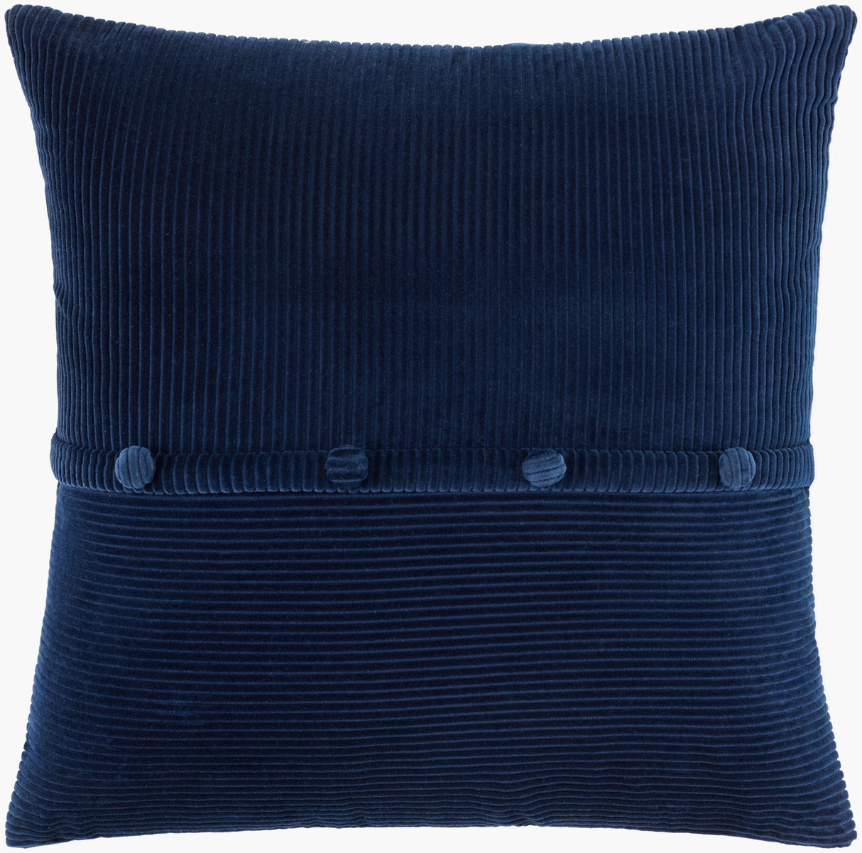 Livabliss Corduroy Quarters CDQ-011 18"L x 18"W Pillow