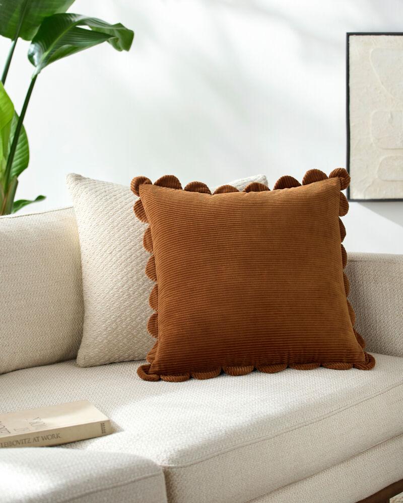 Surya Corduroy Quarters CDQ-012  18"L x 18"W Fabric