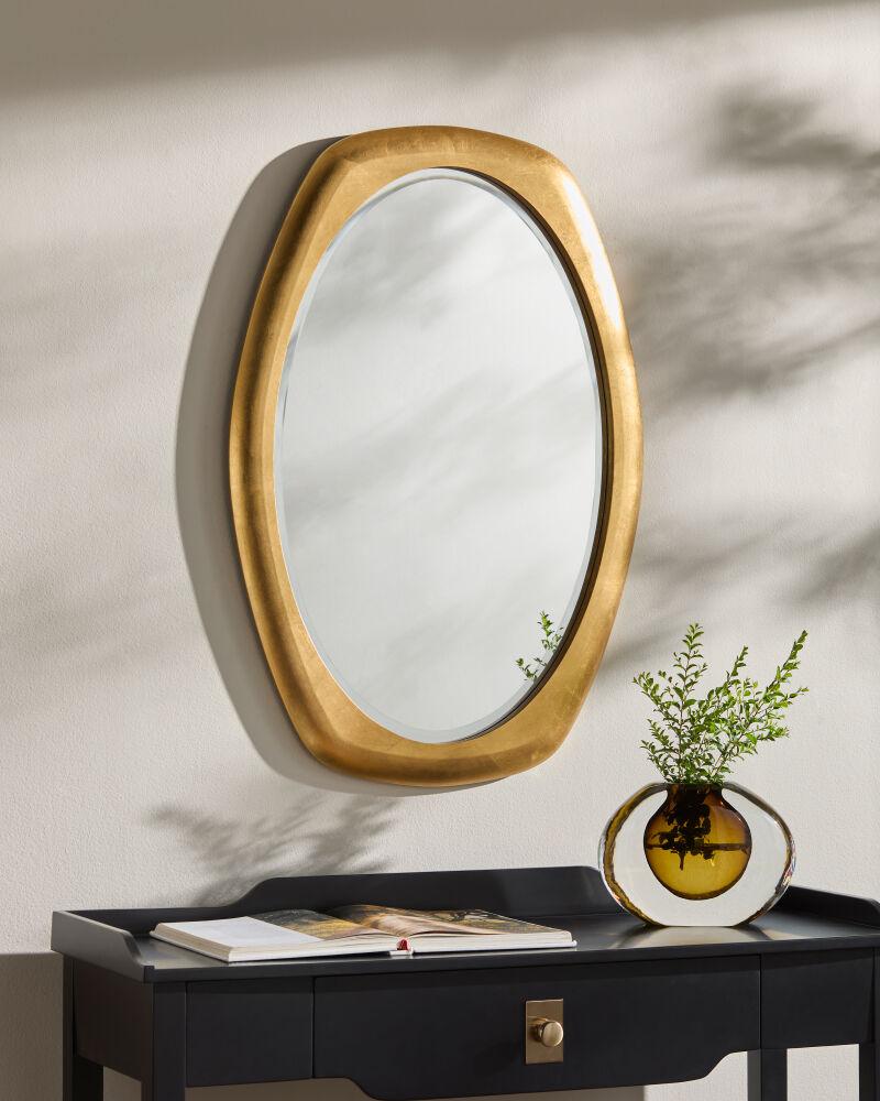 Surya Cerena CERE-001 Gold 34"H x 23"W x 1"D Wall Art