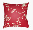 Surya Chinoiserie Floral CF-008 Red;Yellow 20"L x 20"W Fabric
