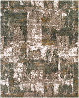 Surya Celestial Shag CSG-2306 Cream;Dark Brown;Deep Teal;Gray;Medium Gray;Mustard;Sage 9' x 12' Rug