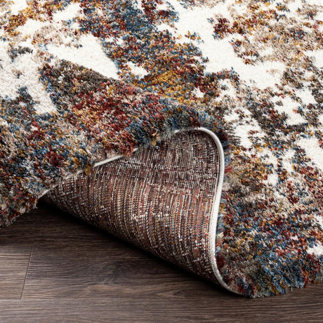 Surya Celestial Shag CSG-2307 Burgandy;Cream;Dark Blue;Deep Teal;Denim;Dusty Pink;Mustard;Sage;Teal 9' x 12' Rug
