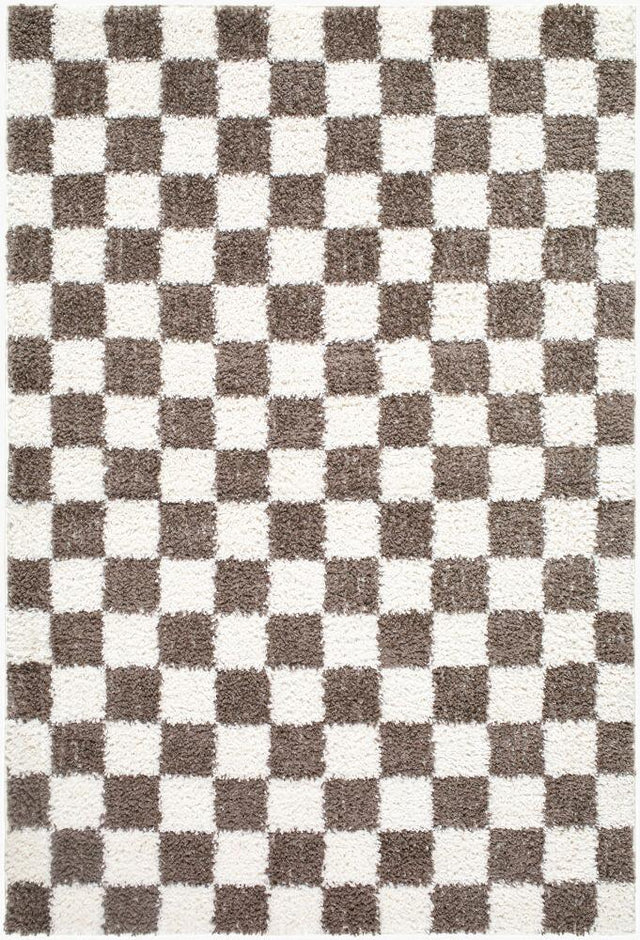 Surya Czechia CZE-2301 Charcoal;Ivory;Off-White 6'7" x 9' Rug
