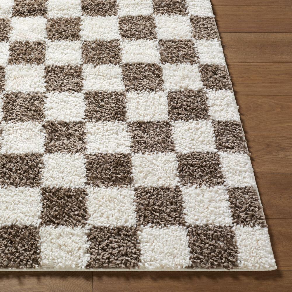 Surya Czechia CZE-2301 Charcoal;Ivory;Off-White 6'7" x 9' Rug
