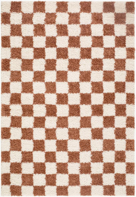 Surya Czechia CZE-2302 Burnt Orange;Ivory;Off-White 2'7" x 7'3" Rug