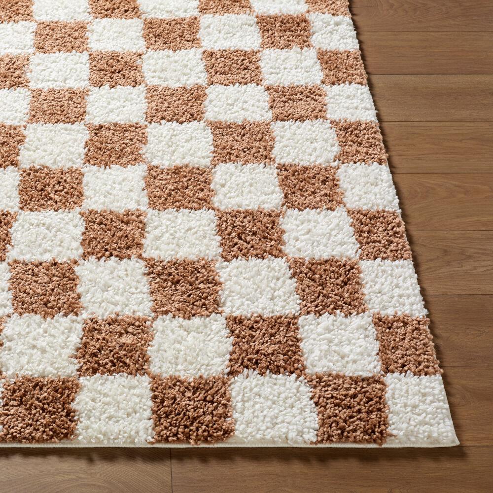 Surya Czechia CZE-2302 Burnt Orange;Ivory;Off-White 2'7" x 7'3" Rug