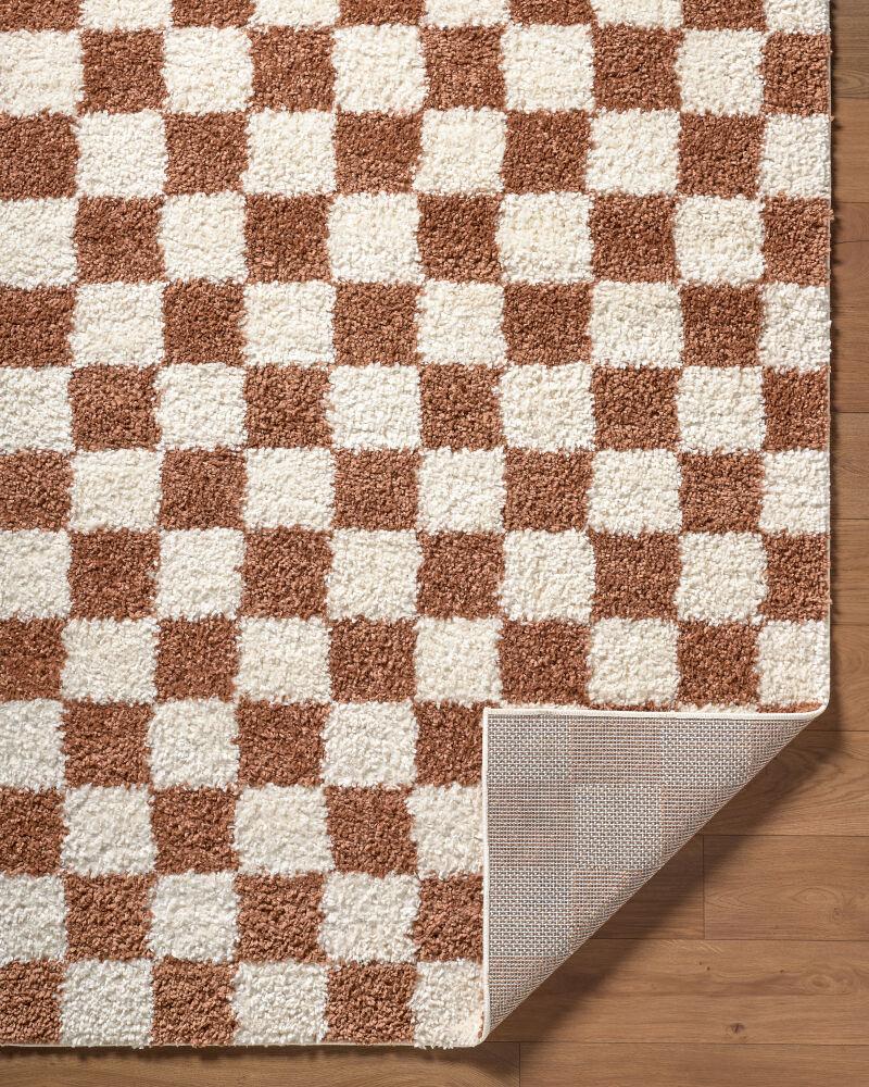 Surya Czechia CZE-2302 Burnt Orange;Ivory;Off-White 2'7" x 7'3" Rug