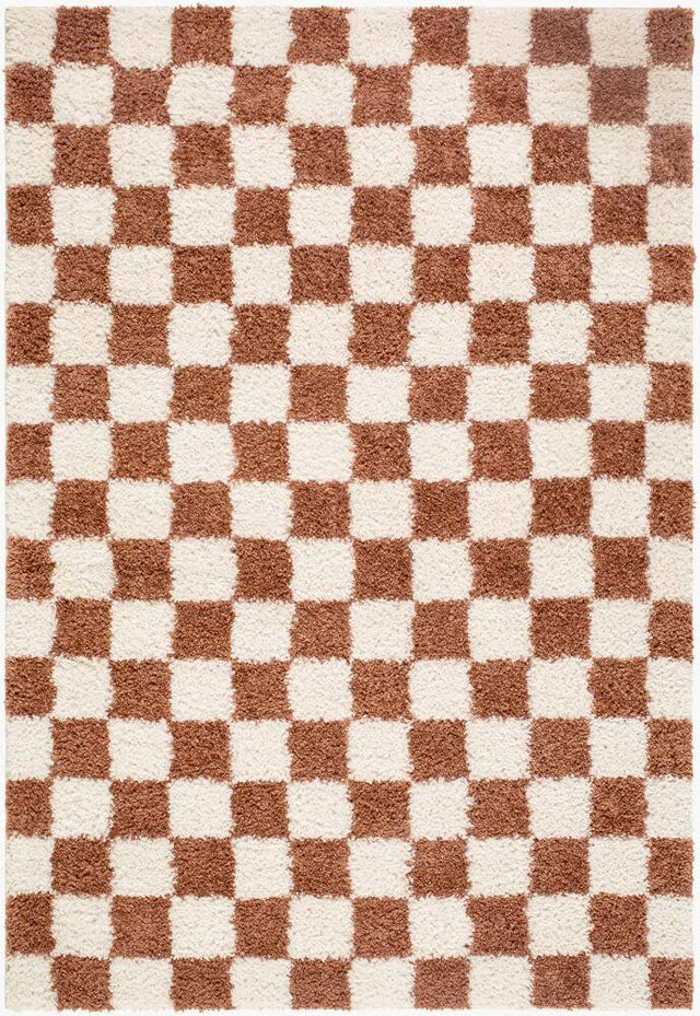 Surya Czechia CZE-2302 Burnt Orange;Ivory;Off-White 7'10" x 10' Rug