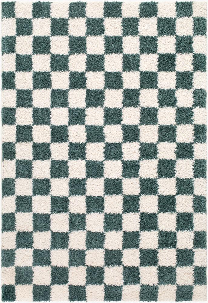 Surya Czechia CZE-2303 Deep Teal;Ivory;Off-White 7'10" x 10' Rug
