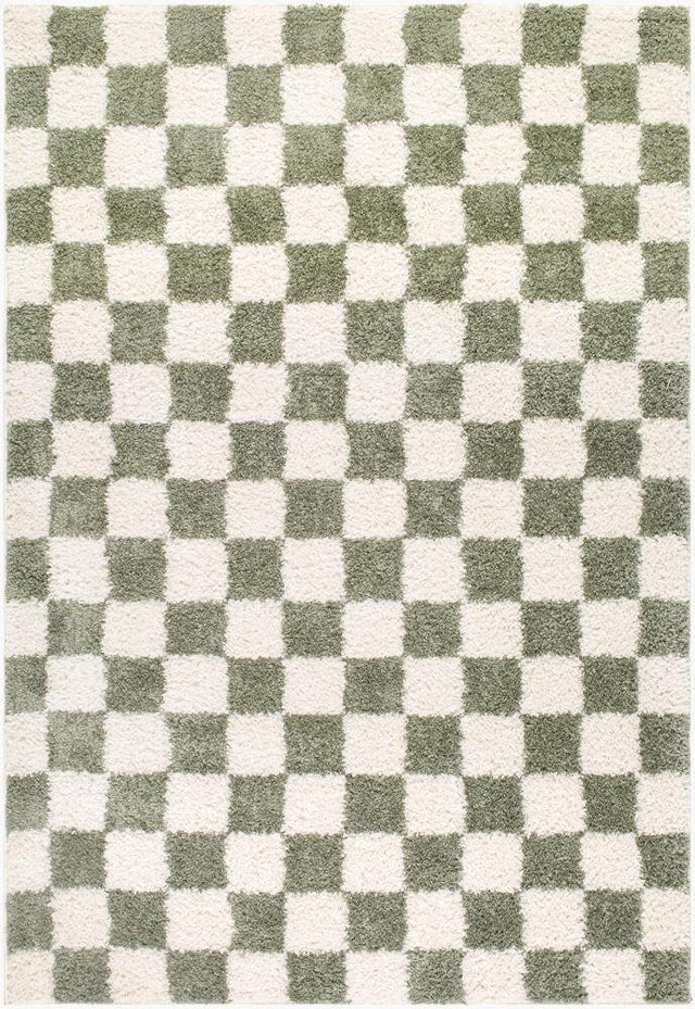Surya Czechia CZE-2305 Ivory;Off-White;Olive 6'7" x 9' Rug