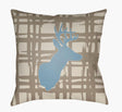 Surya Deer DEER-001  18"L x 18"W Fabric