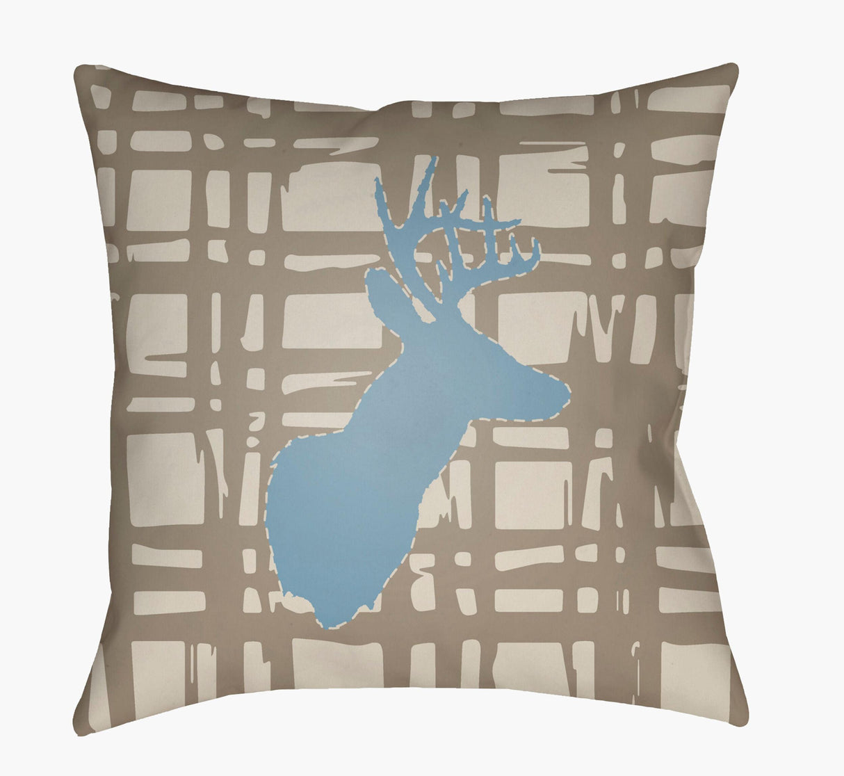 Livabliss Deer DEER-001 18"L x 18"W Pillow