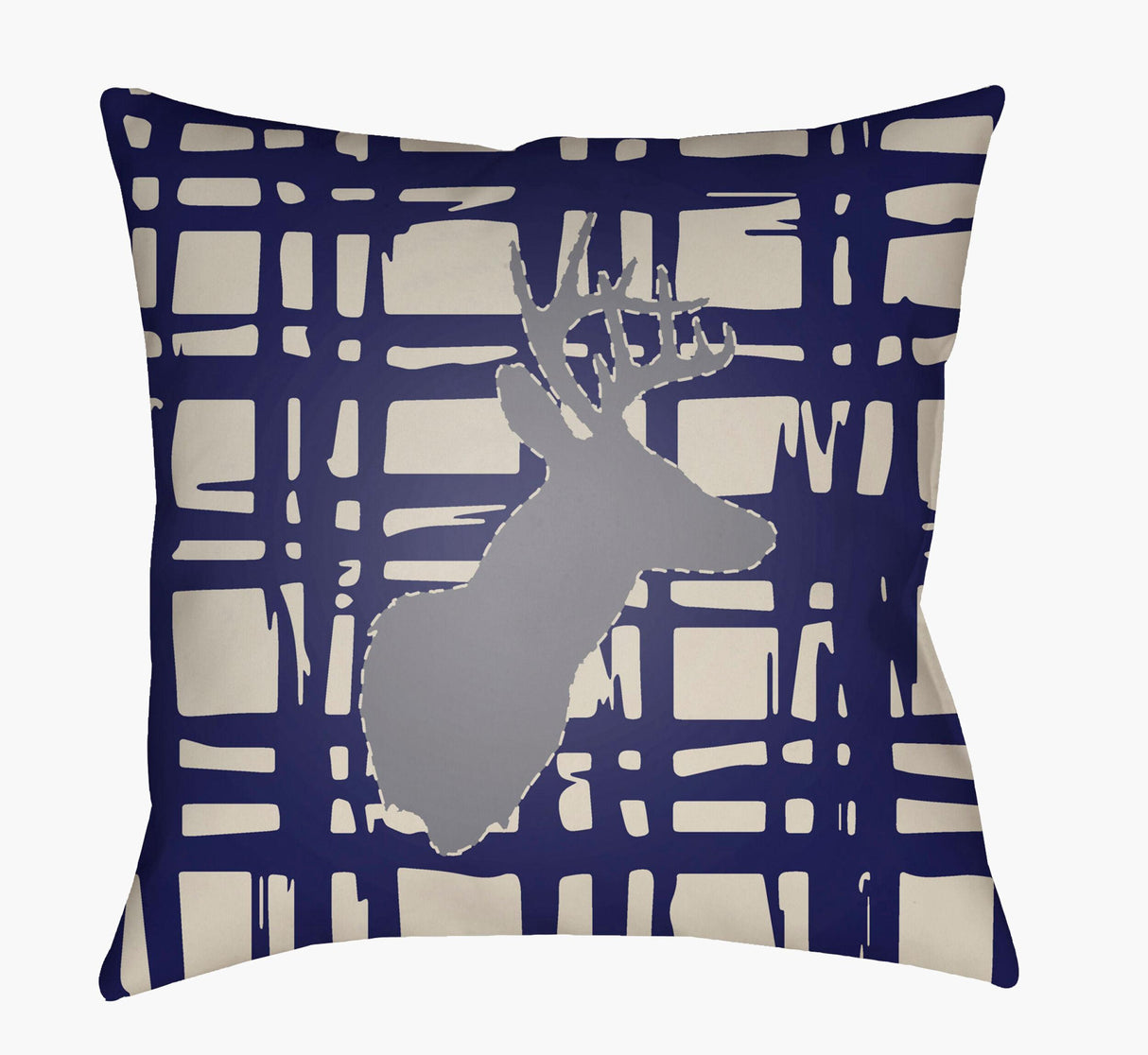 Livabliss Deer DEER-002 20"L x 20"W Pillow