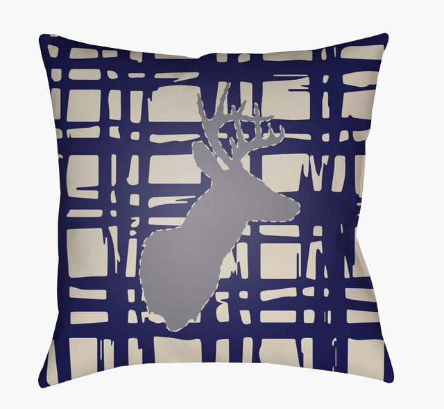 Livabliss Deer DEER-002 20"L x 20"W Pillow