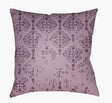 Surya Moody Damask DK-008 Dark Plum;Mauve 20"L x 20"W Fabric